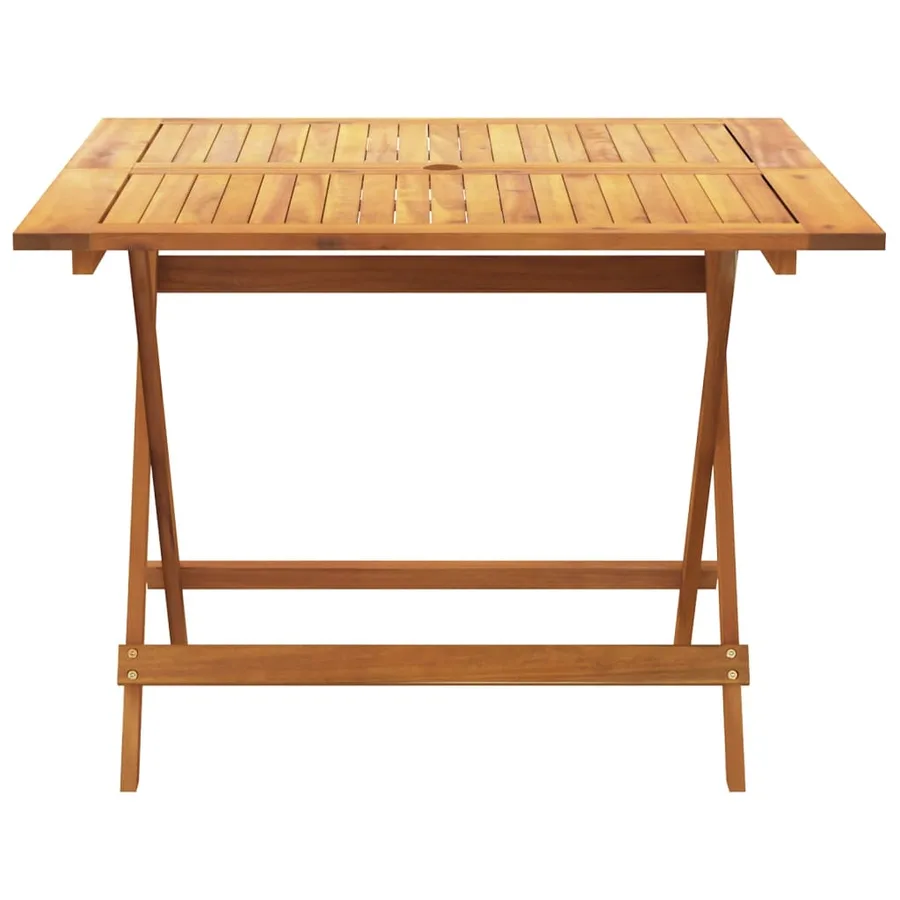 Ensemble à manger de jardin 5pcs beige polypropylène et bois - 6