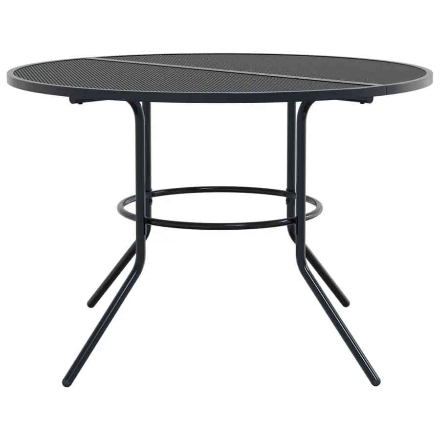 Ensemble de chaises de jardin empilables 7 pcs anthracite - 6