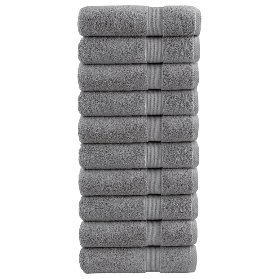 Essuie-mains de qualité supérieure SOLUND 10 pcs gris 600 g/m²