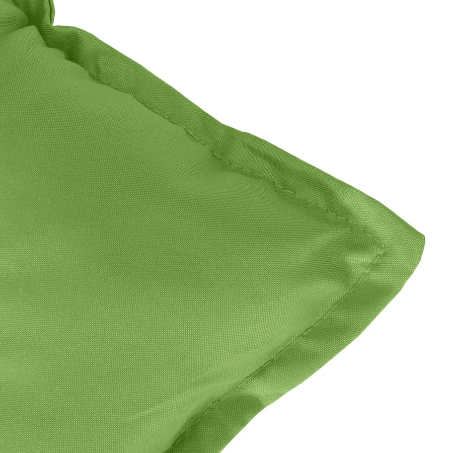 Coussins de chaise à dossier bas lot de 2 vert mélangé tissu - 9