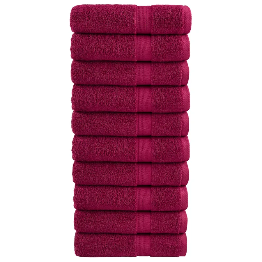 Serviettes de douche de qualité supérieure SOLUND 10 pcs