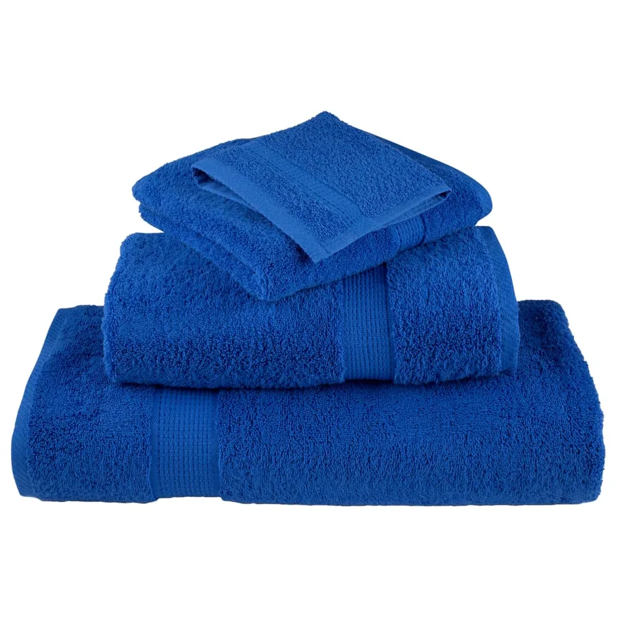 Serviettes de qualité supérieure SOLUND 10 pcs bleu 600 g/m² - 4