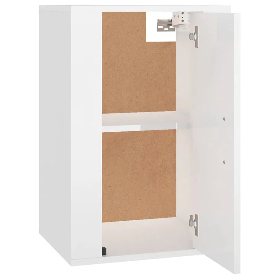 Meubles TV muraux 2 pcs Blanc brillant 40x34,5x60 cm - 6