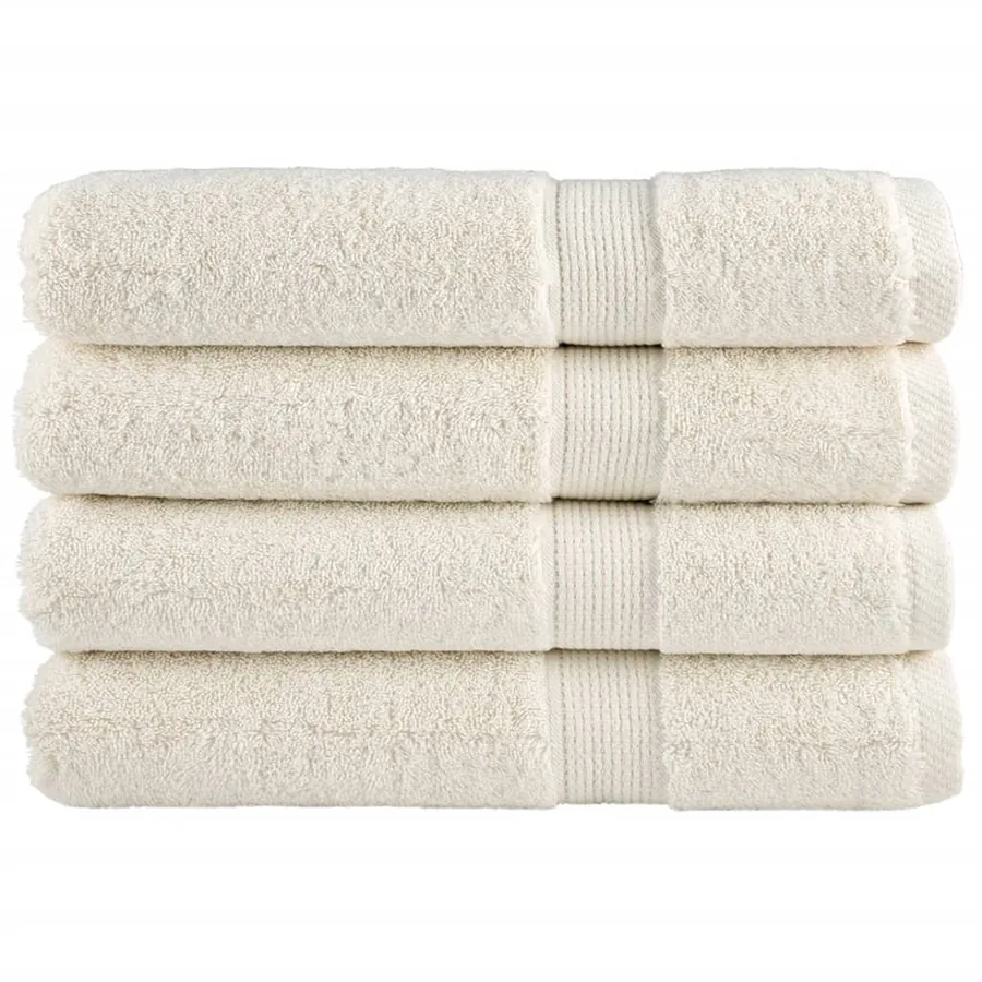Serviettes de sauna de qualité supérieure SOLUND 4 pcs crème