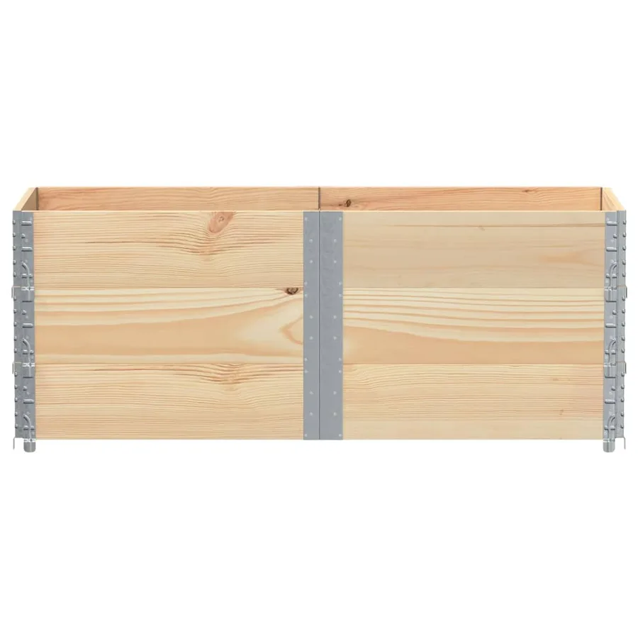 Jardinière 150x50 cm bois de pin massif - 3