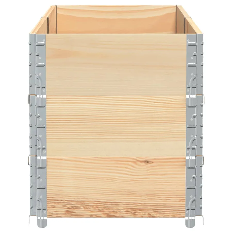 Jardinière 150x50 cm bois de pin massif - 4