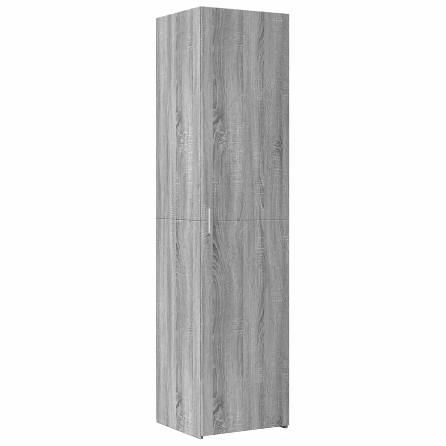 Buffet haut sonoma gris 45x42,5x185 cm bois d'ingénierie - 2
