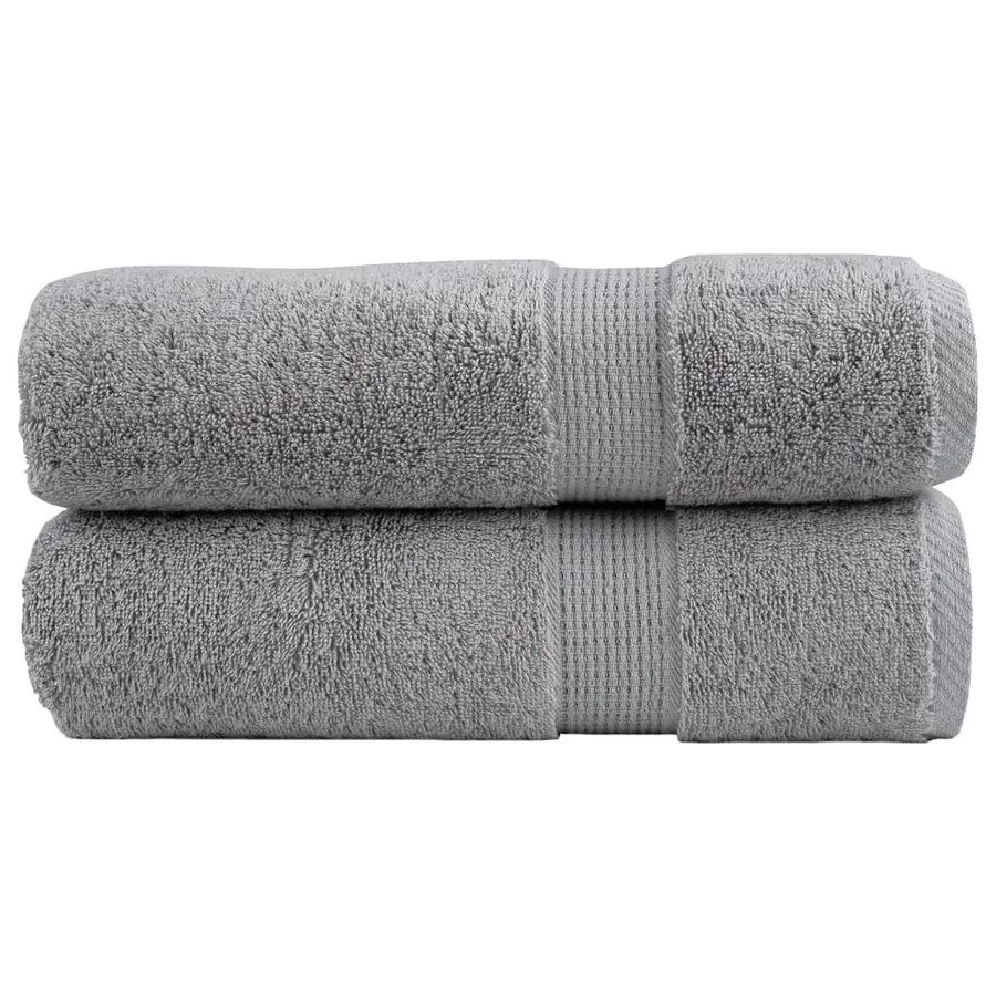 Essuie-mains de qualité supérieure SOLUND 2 pcs gris 600 g/m²