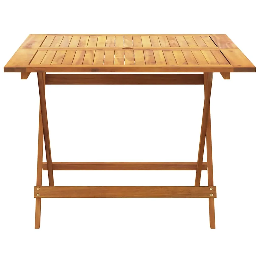 Ensemble à manger de jardin 5pcs noir polypropylène bois massif - 6