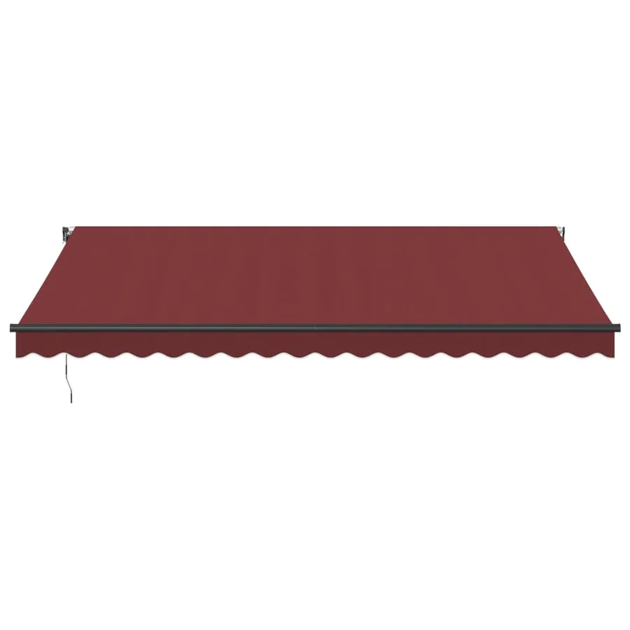 Auvent rétractable automatique bordeaux 450x350 cm - 3