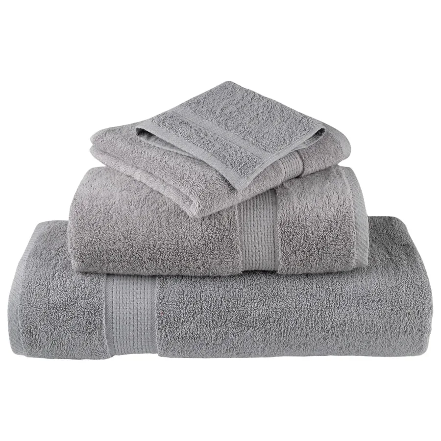 Serviettes de bain de qualité supérieure SOLUND 2 pcs gris - 4