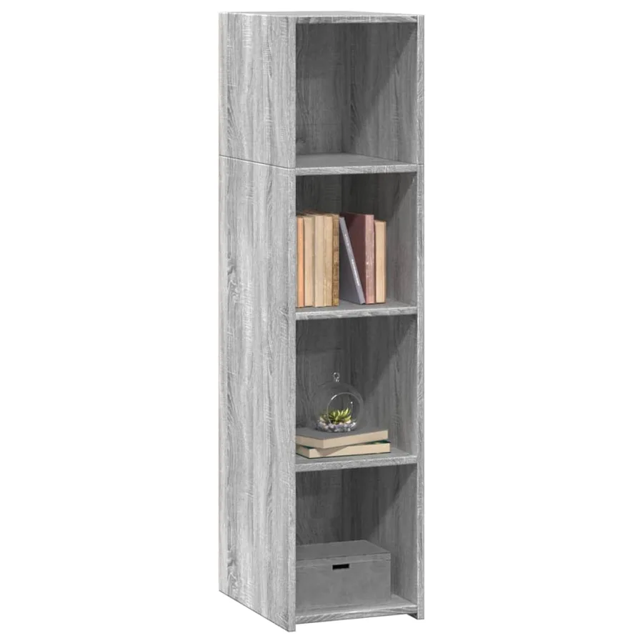 Buffet sonoma gris 30x41x124 cm bois d'ingénierie - 3