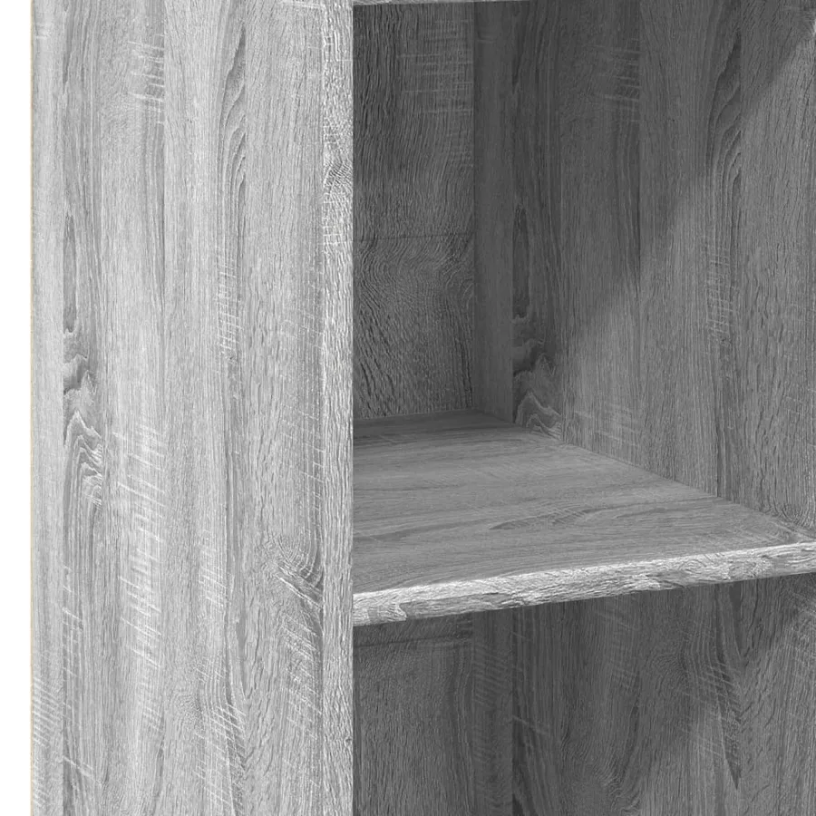 Buffet sonoma gris 30x41x124 cm bois d'ingénierie - 7