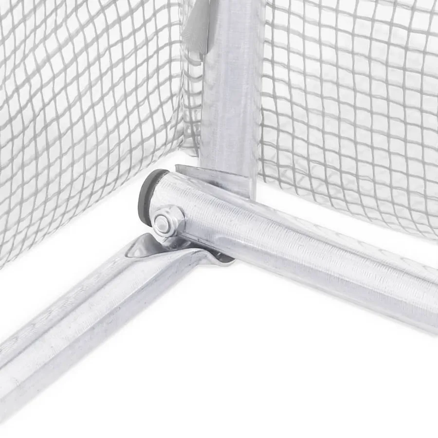 Serre avec cadre en acier blanc 60 m² 10x6x2,85 m - 8