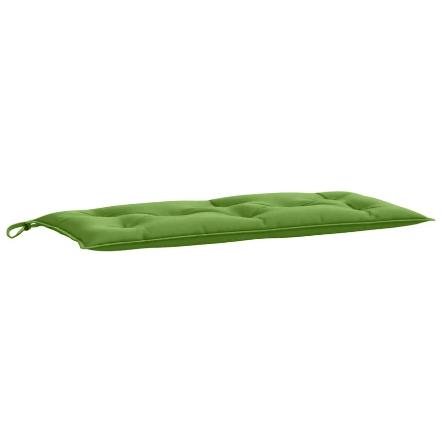 Coussin de banc de jardin vert mélangé 100x50x7 cm tissu - 2