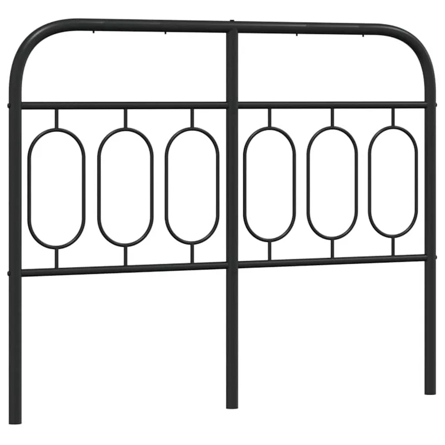 Tête de lit de remplacement métal noir 120 cm - 2