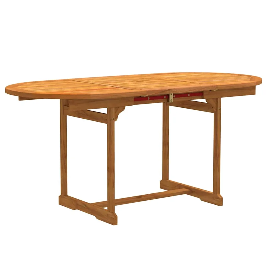 Ensemble à manger de jardin 5pcs bois d'acacia solide textilène - 4