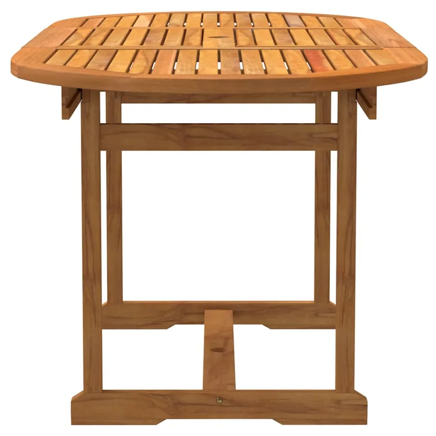 Ensemble à manger de jardin 5pcs bois d'acacia solide textilène - 5