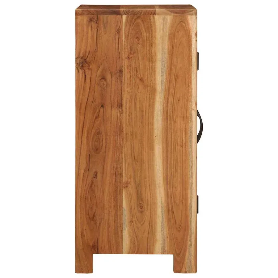 Buffet 55x35x75 cm bois massif d'acacia - 3