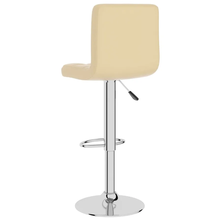 Tabouret de bar Crème Similicuir - 5