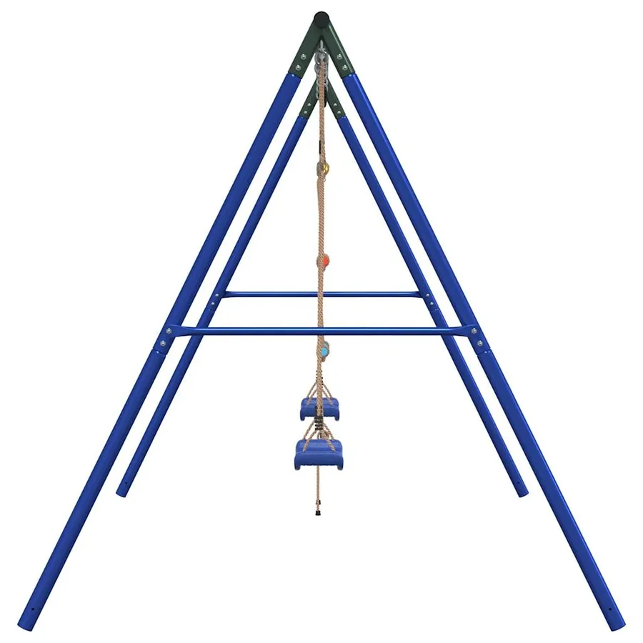 Ensemble de balançoire d'extérieur avec balançoires et échelle - 4