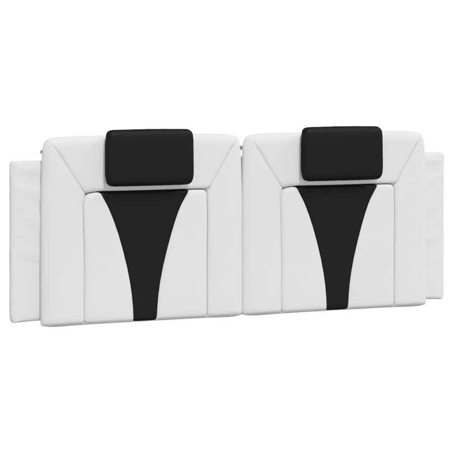 Cadre de lit Viana avec LED sans matelas blanc et noir 140x190 cm - 7
