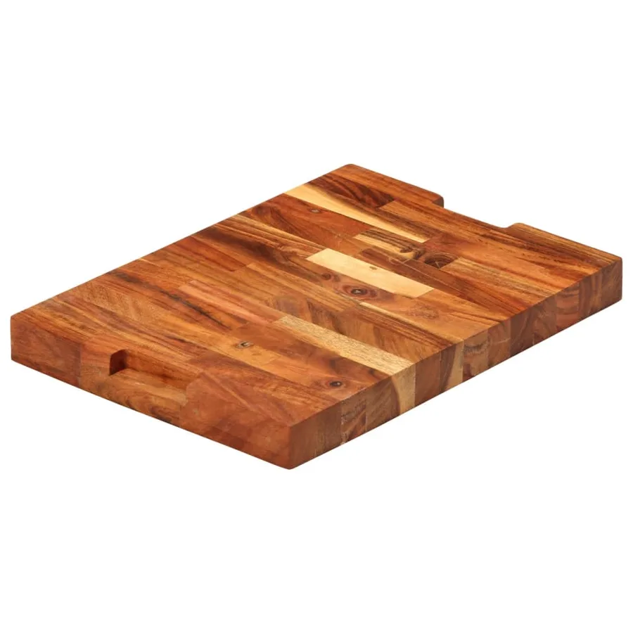 Planche à découper 42x30x4 cm bois d'acacia massif - 6