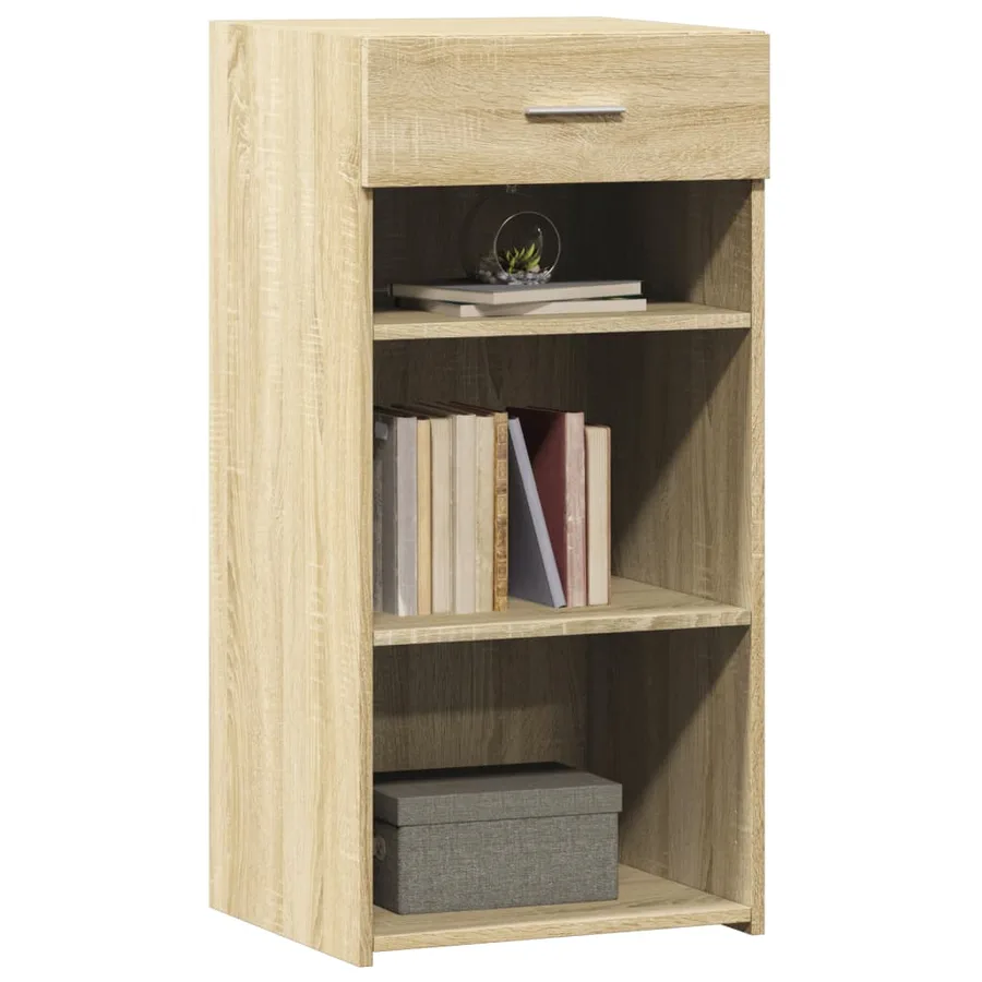 Buffet chêne sonoma 45x42,5x93 cm bois d'ingénierie - 3