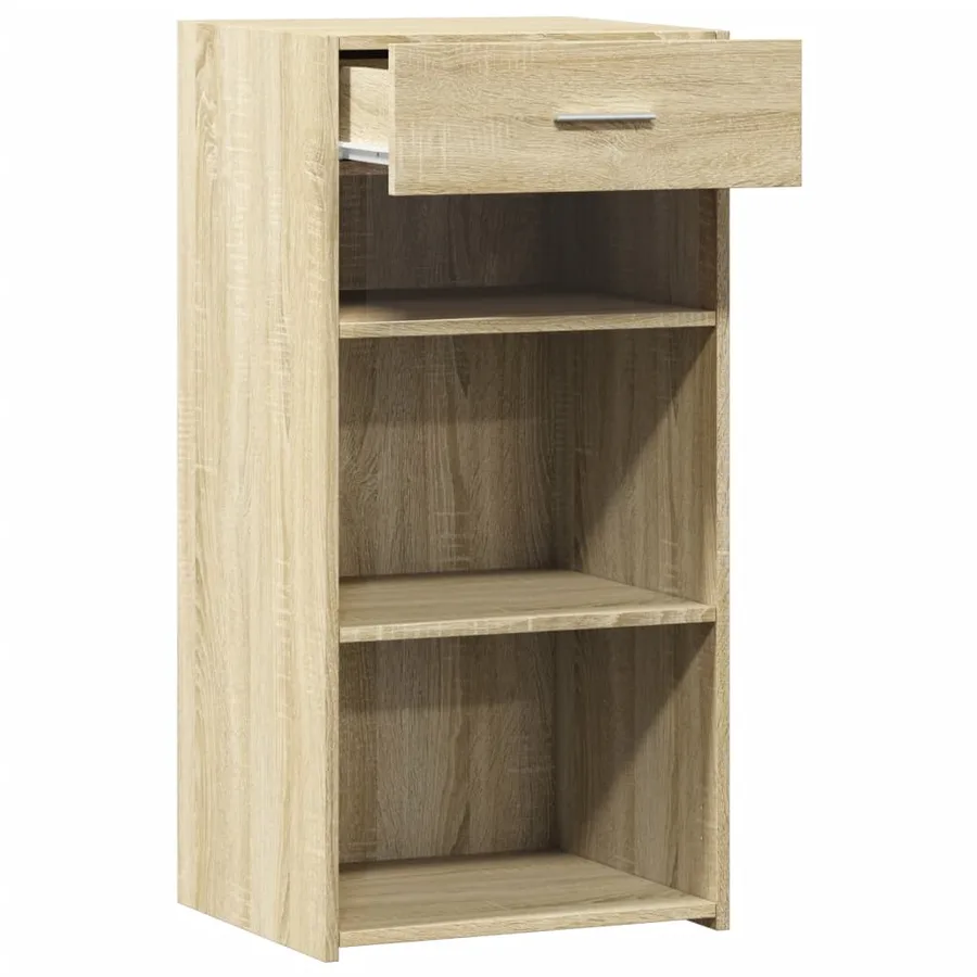 Buffet chêne sonoma 45x42,5x93 cm bois d'ingénierie - 7