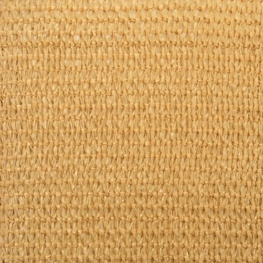 Voile d'ombrage 160 g/m² rectangulaire sable 5x8 m PEHD - 9