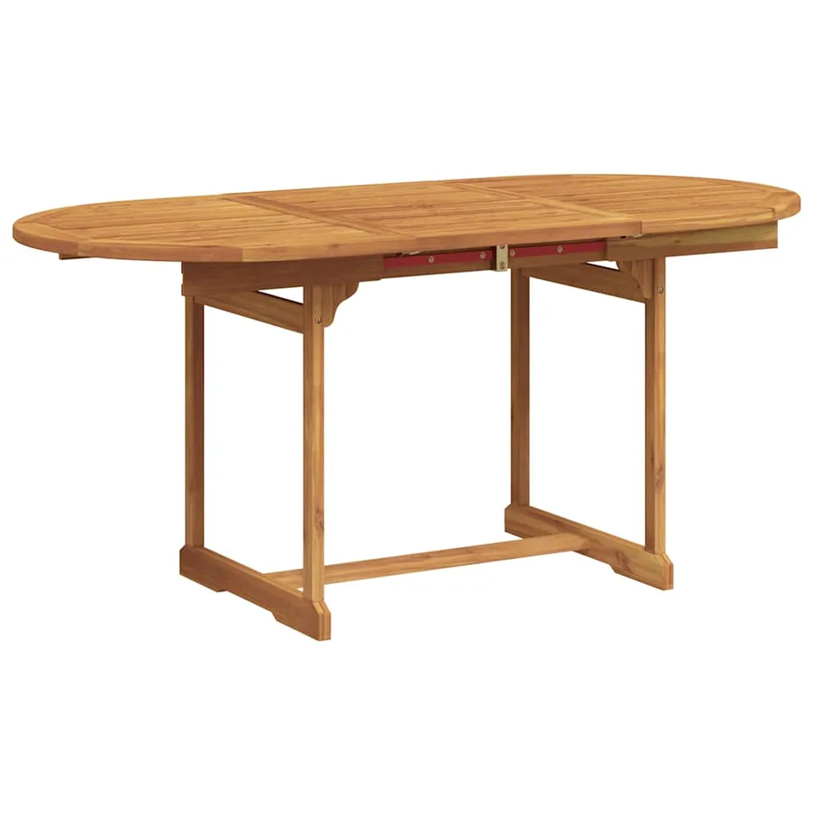 Ensemble à Manger de jardin 7pcs bois d'acacia solide textilène - 3