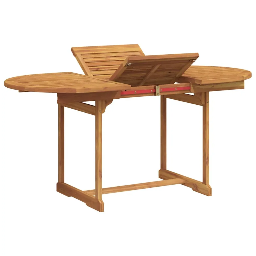 Ensemble à Manger de jardin 7pcs bois d'acacia solide textilène - 5