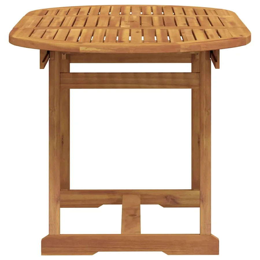 Ensemble à Manger de jardin 7pcs bois d'acacia solide textilène - 6