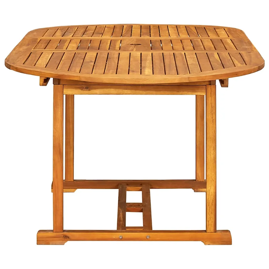 Ensemble à manger de jardin 5pcs bois d'acacia solide textilène - 6