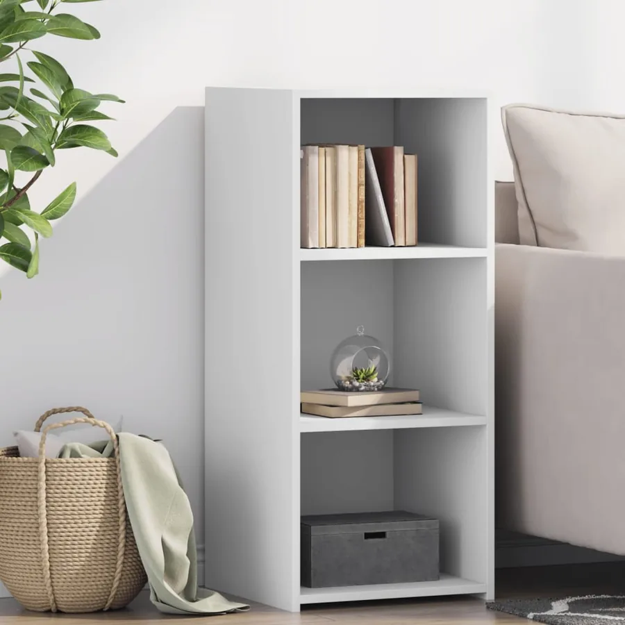 Buffet blanc 40x41x93 cm bois d'ingénierie