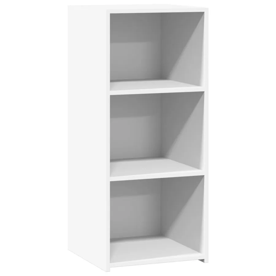 Buffet blanc 40x41x93 cm bois d'ingénierie - 2
