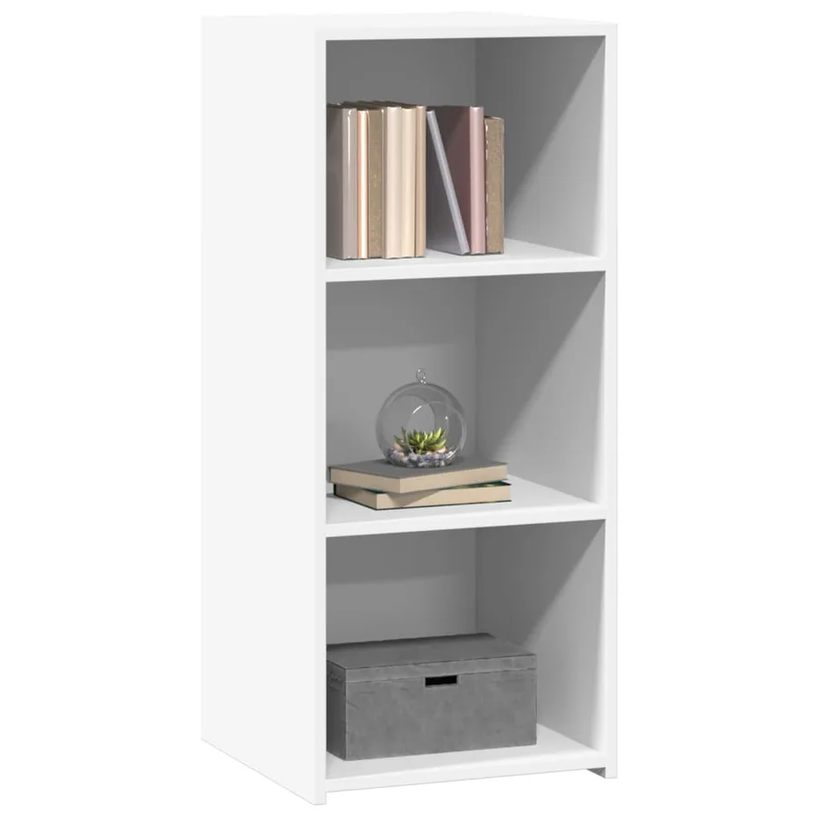 Buffet blanc 40x41x93 cm bois d'ingénierie - 3