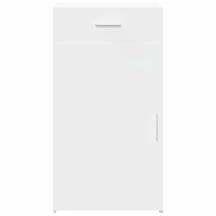Buffet blanc 50x42,5x93 cm bois d'ingénierie - 4