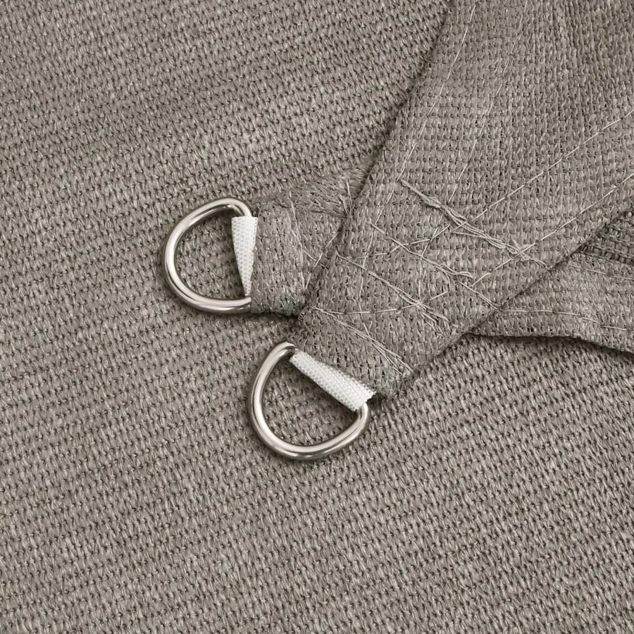 Voile d'ombrage 160 g/m² rectangulaire gris clair 5x7 m PEHD - 5