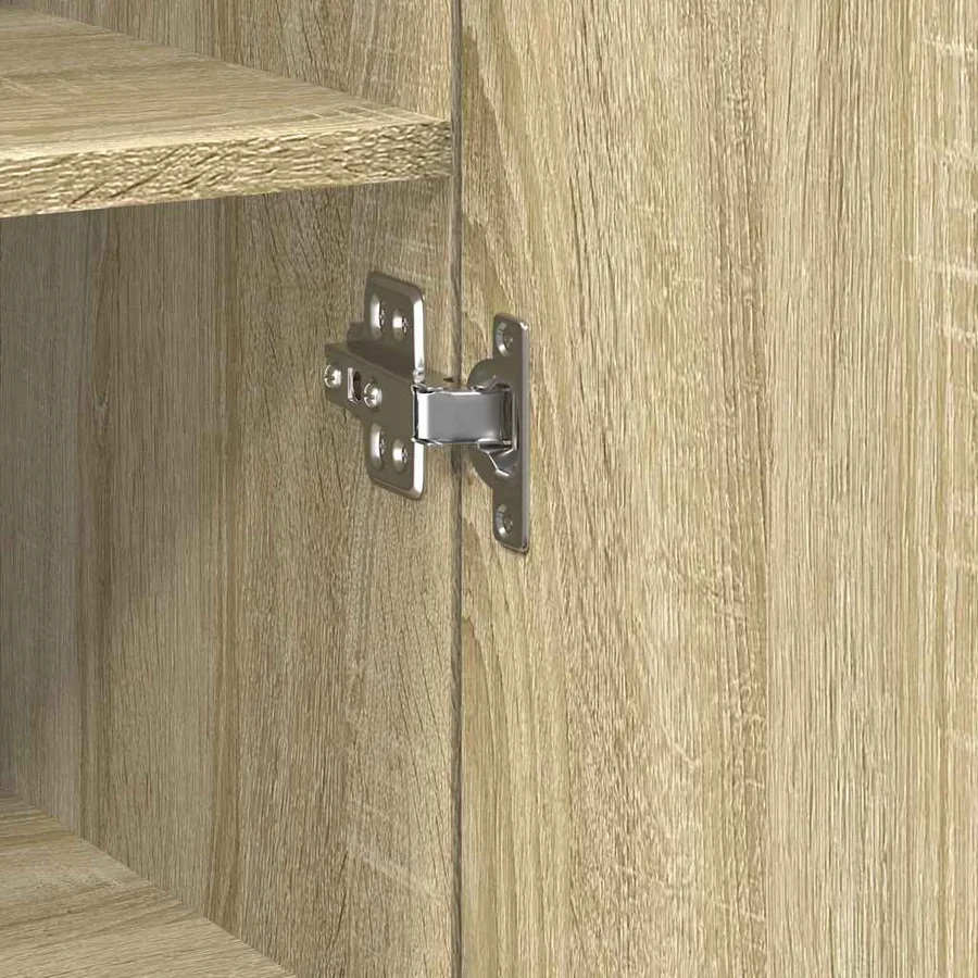 Armoire de rangement mince chêne sonoma 50x42,5x225 cm - 11