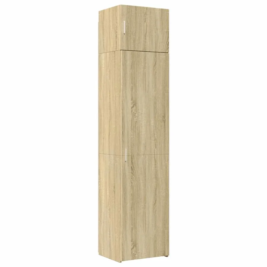 Armoire de rangement mince chêne sonoma 50x42,5x225 cm - 2
