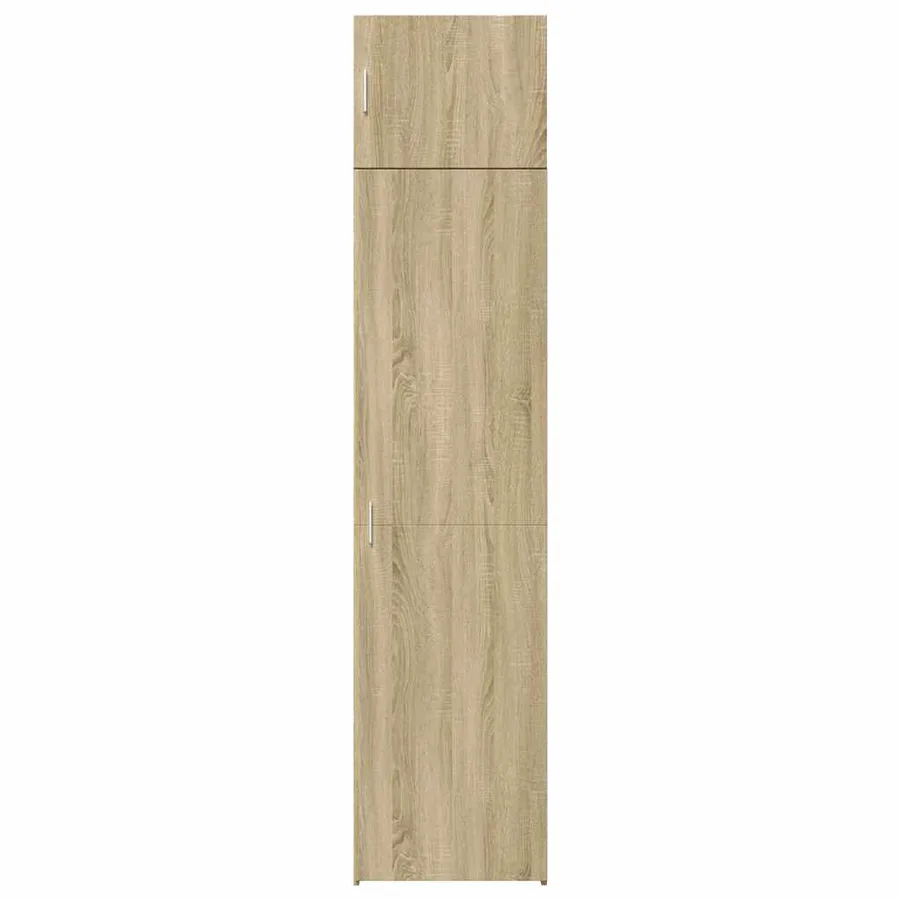Armoire de rangement mince chêne sonoma 50x42,5x225 cm - 4