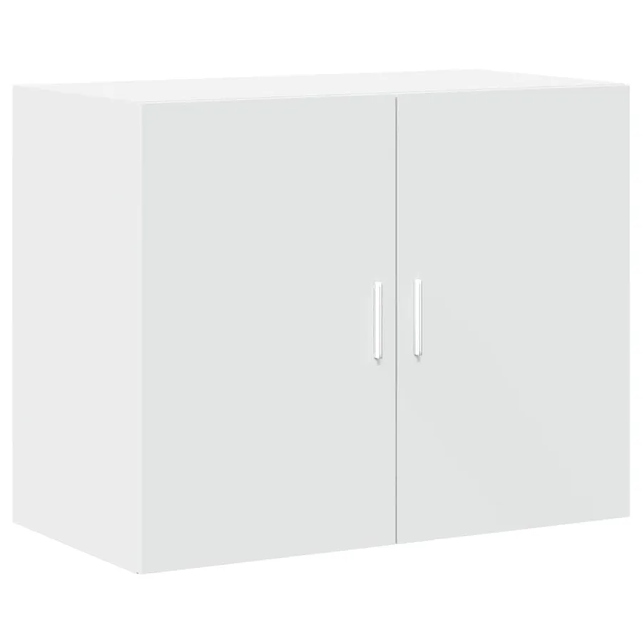 Buffet haut blanc 80x42,5x249 cm bois d'ingénierie - 6