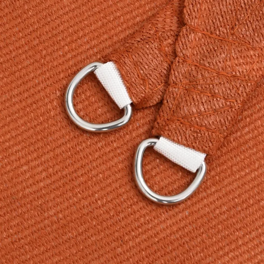 Voile d'ombrage 160 g/m² rectangulaire orange 4x7 m PEHD - 6