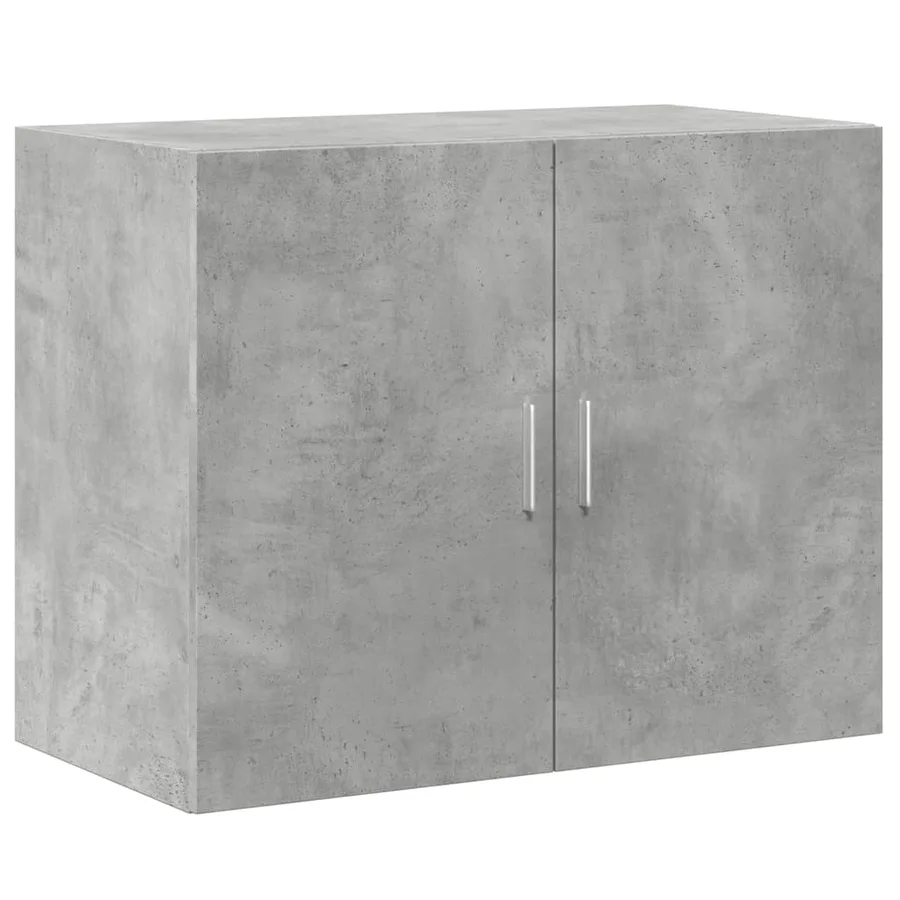Buffet haut gris béton 80x42,5x249 cm bois d'ingénierie - 6