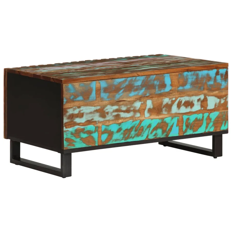 Table basse 80x51x40 cm bois massif d'acacia - 4