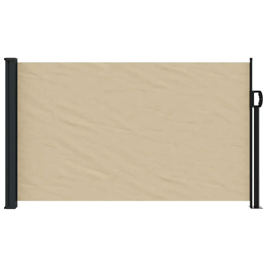 Auvent latéral rétractable beige 117x300 cm - 3