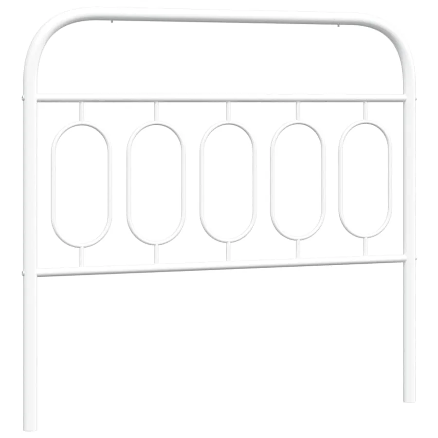Tête de lit de remplacement métal blanc 100 cm - 2