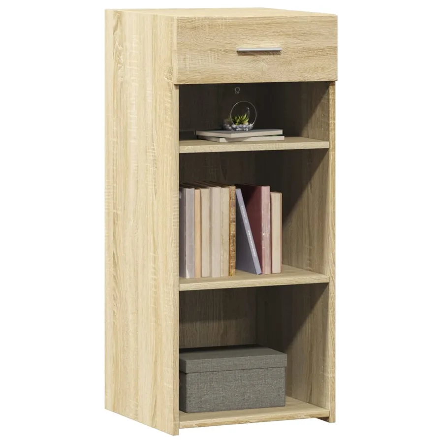 Buffet chêne sonoma 40x42,5x93 cm bois d'ingénierie - 3