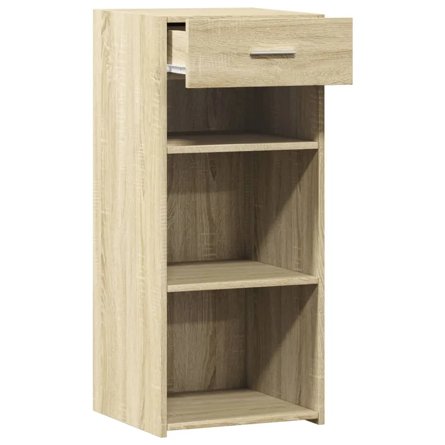 Buffet chêne sonoma 40x42,5x93 cm bois d'ingénierie - 7